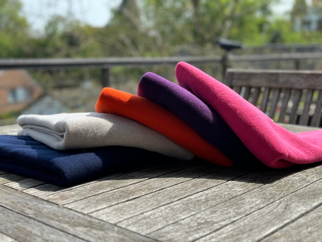 Pull en mélange cachemire/mérinos ANDREW, col en V