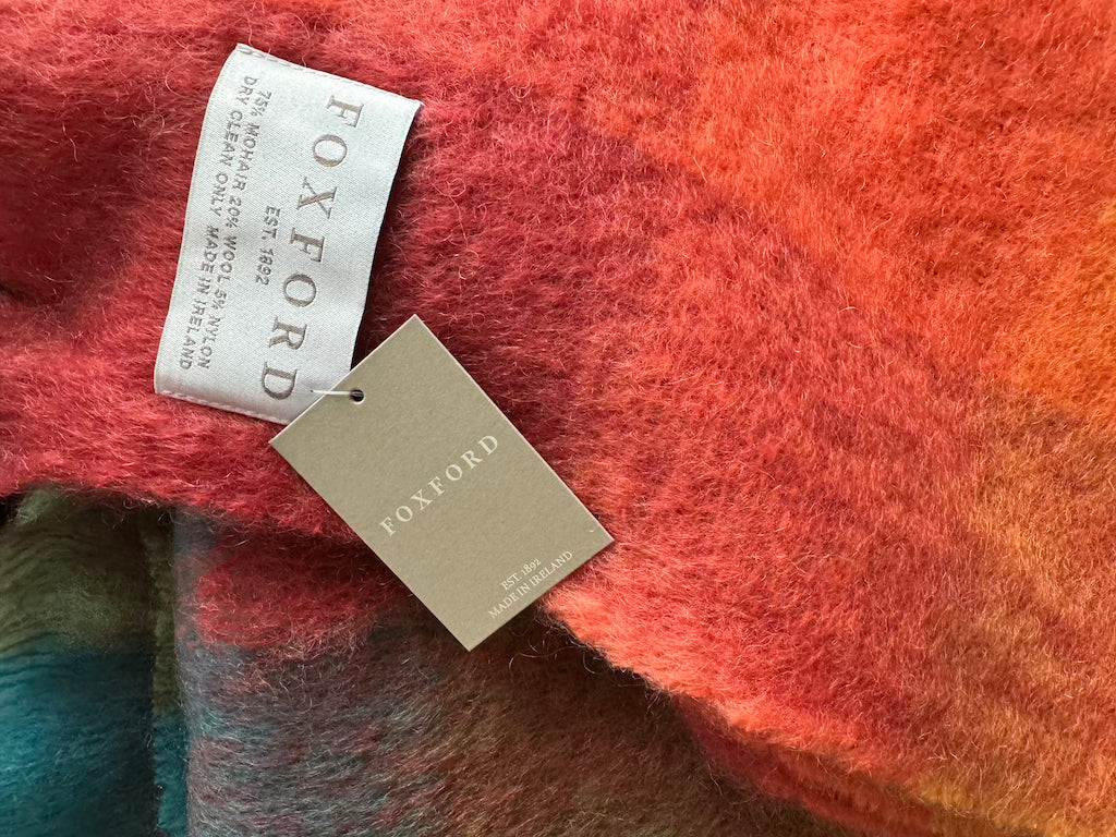 FOXFORD Mohair Throw