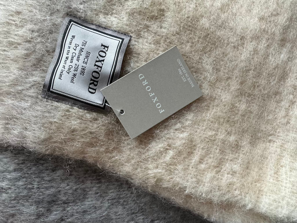 FOXFORD Mohair Throw
