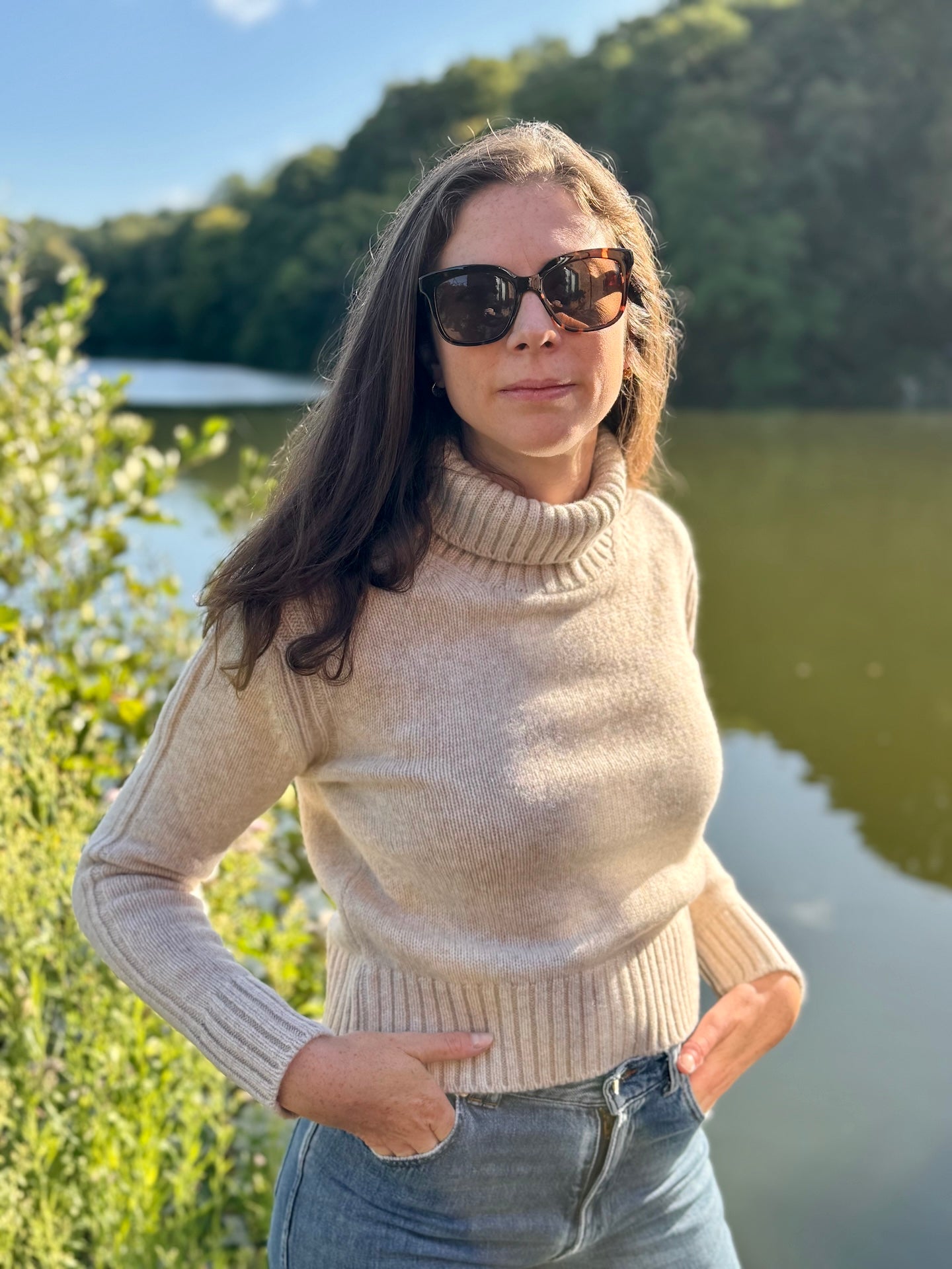 JUNE turtle neck lambswool sweater