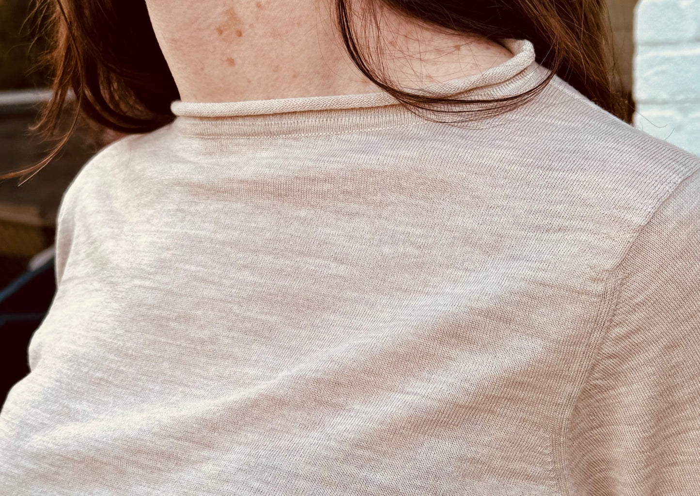 CLARA merino boat neck jumper