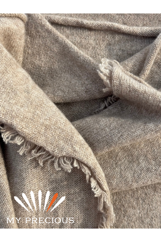 grey cashmere stole