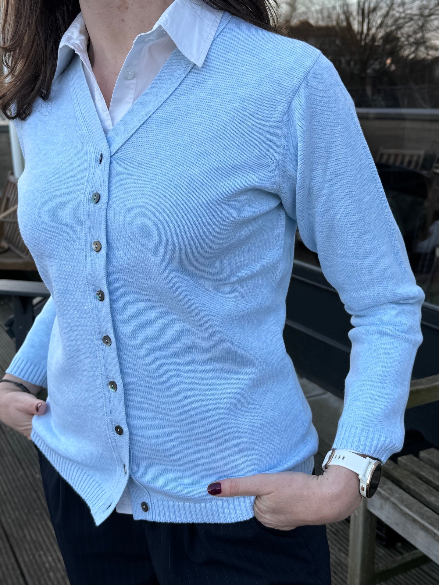 CHARLOTTE cotton cardigan
