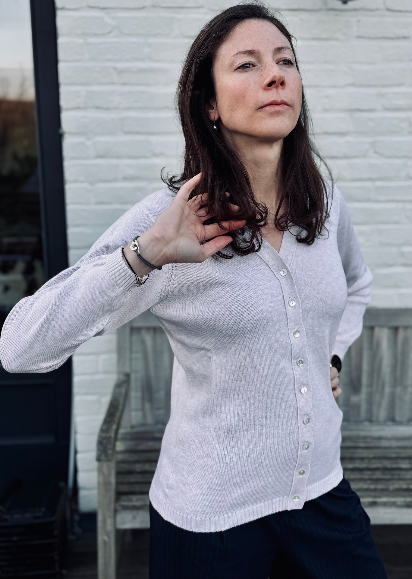 CHARLOTTE cotton cardigan