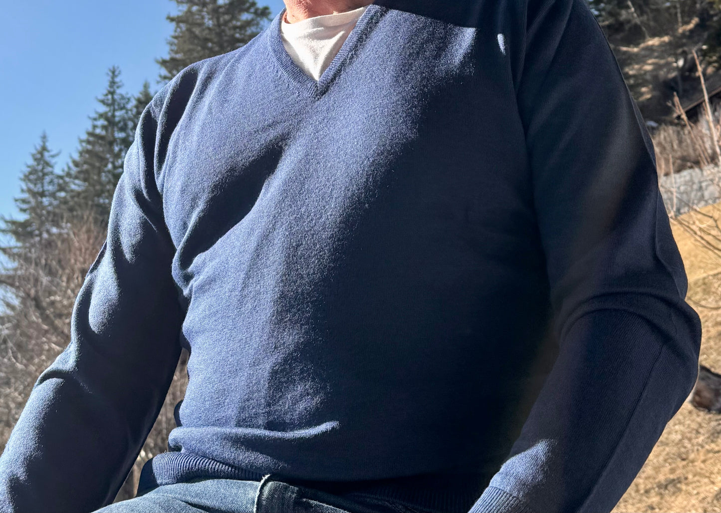 Pull en mérinos ARTHUR, col V