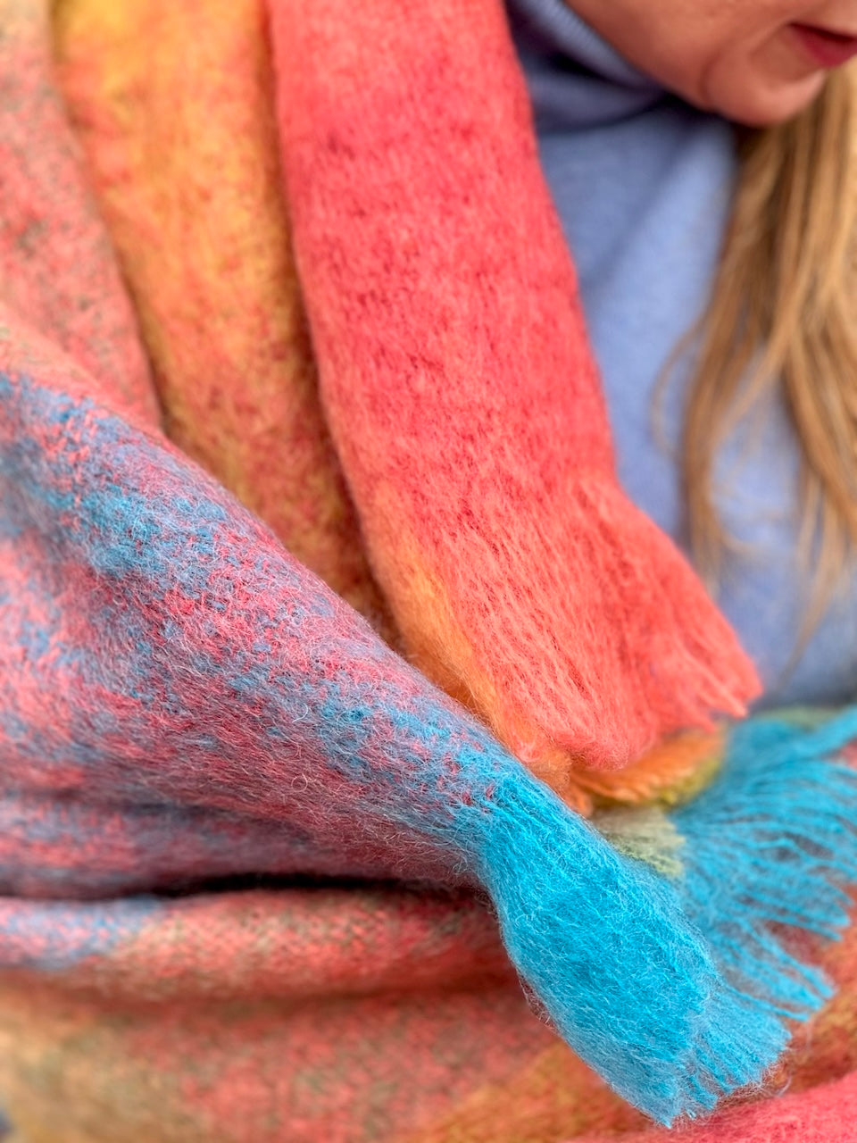 FOXFORD Mohair Throw