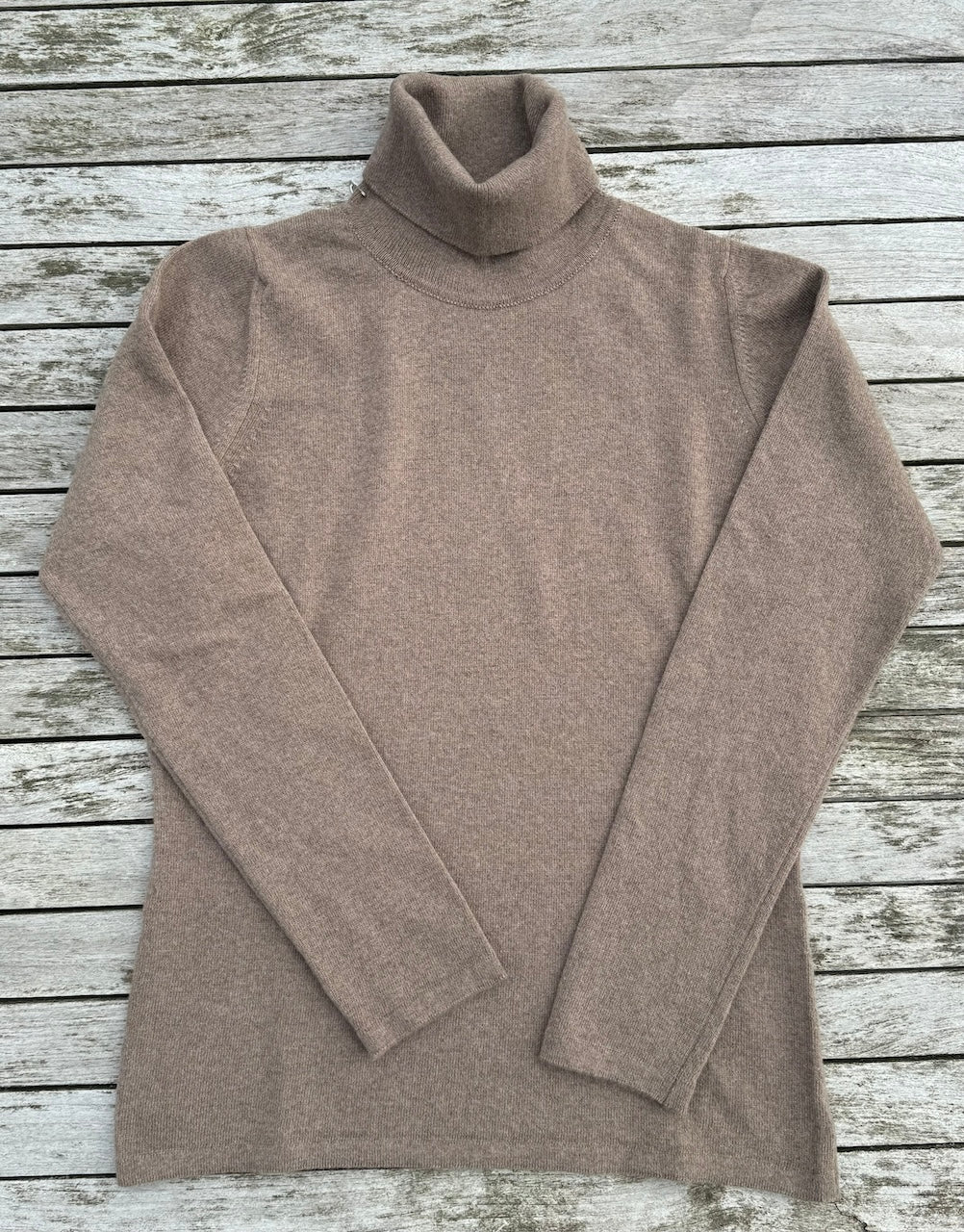 JULIE merino/cashmere roll neck jumper