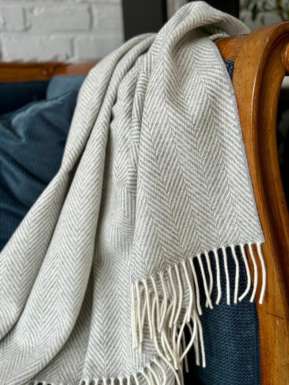 FOXFORD Wool/Cashmere throw