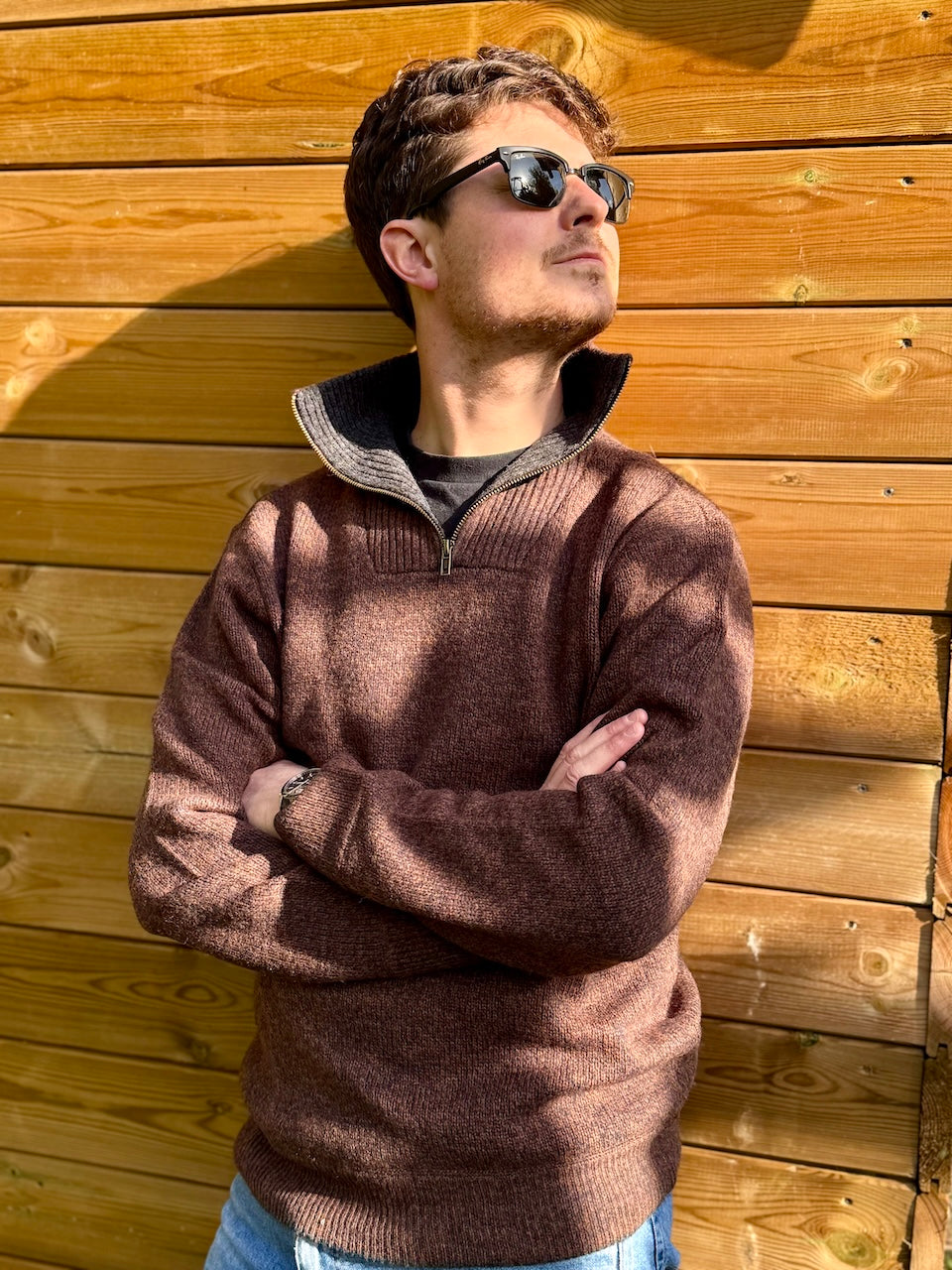 FINN half zip sweater