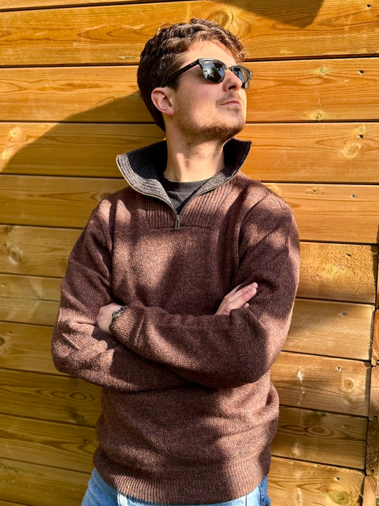 FINN half zip sweater