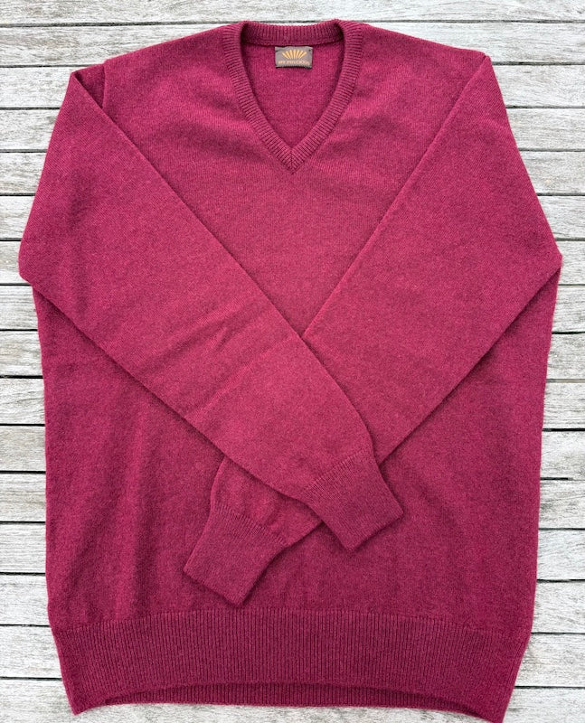 STAN V Neck geelong lambswool