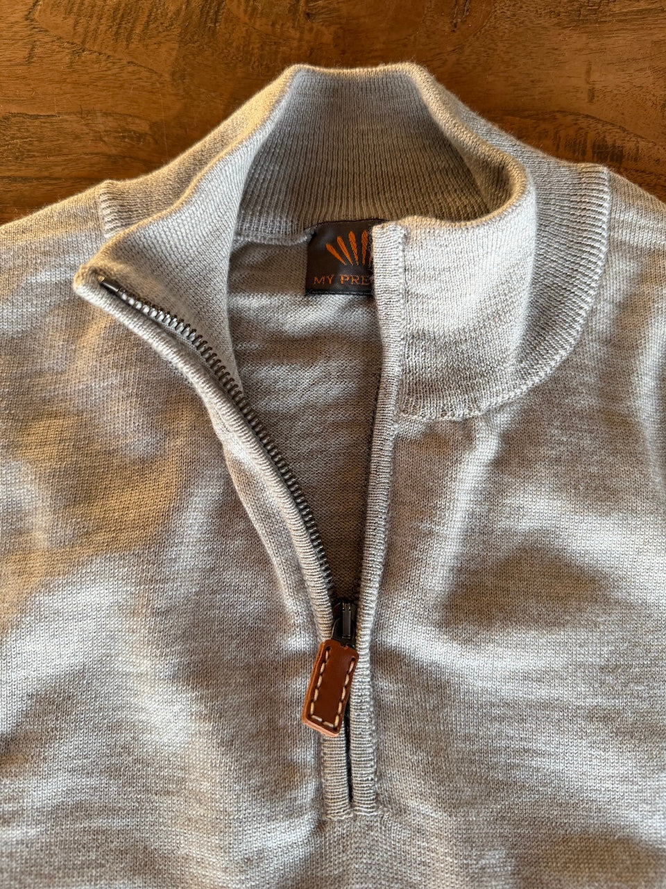 ARTHUR 1/4 Zip neck merino sweater