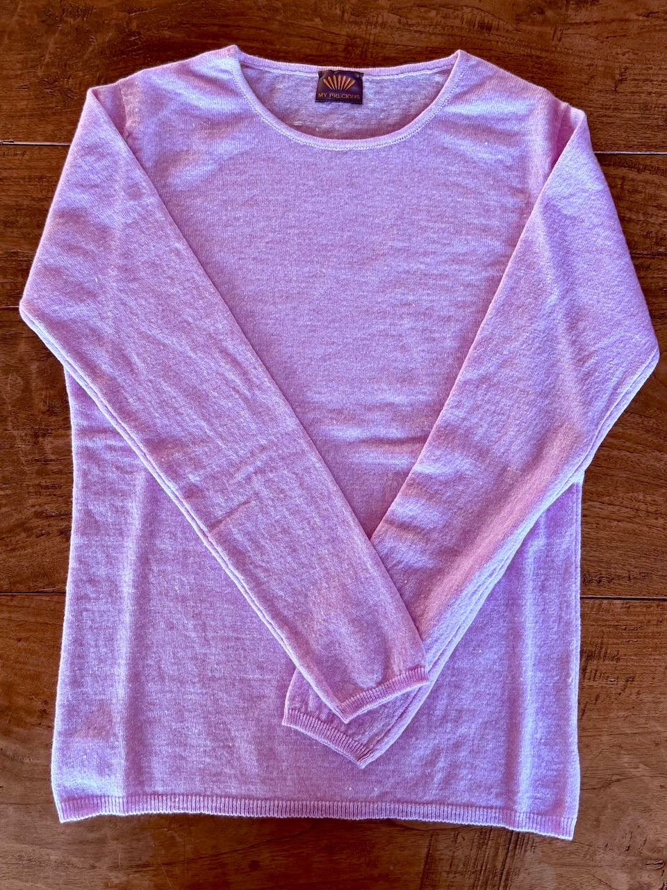 JULIE cashmere/linen crew neck jumper