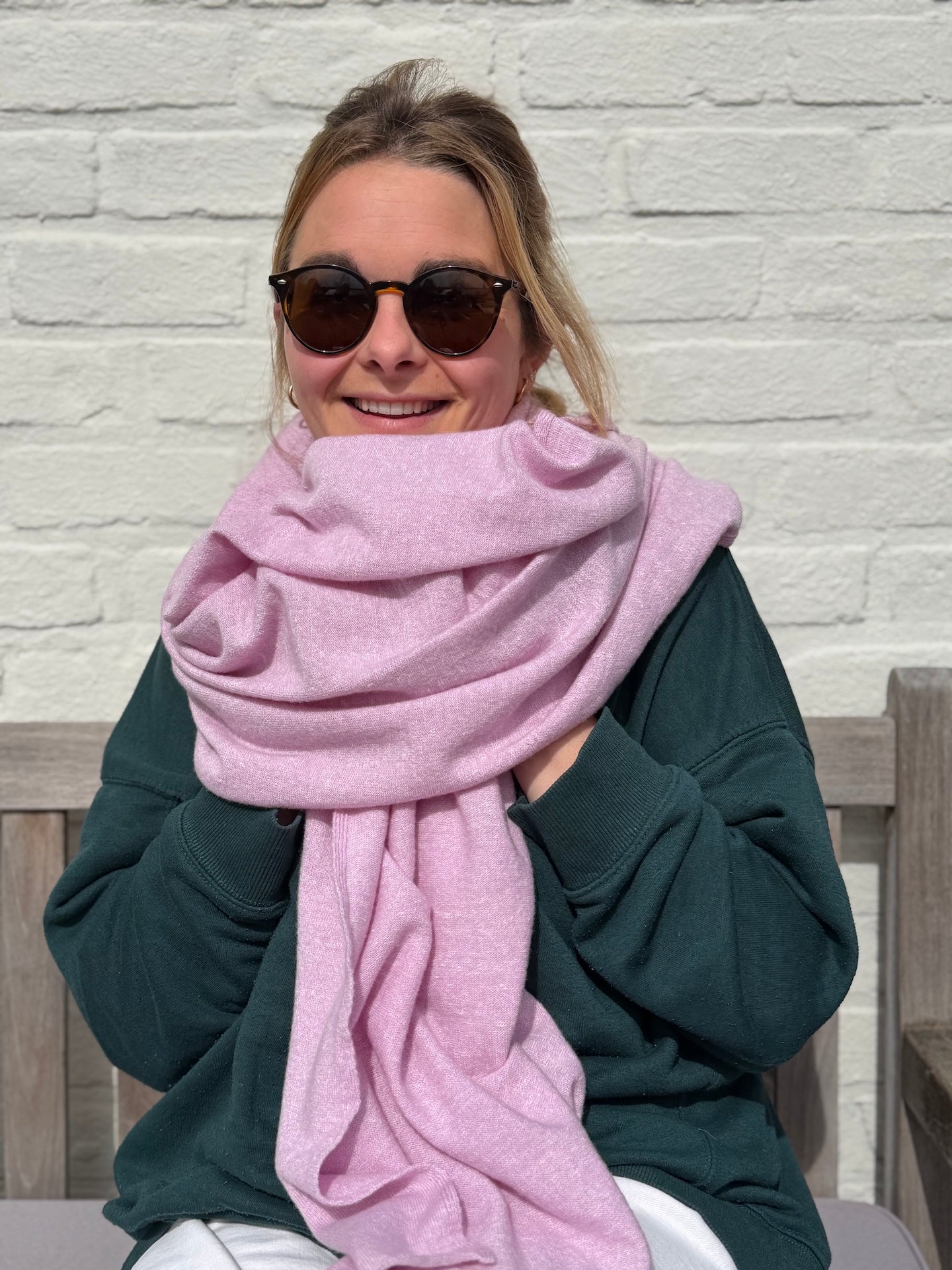 ZOE cashmere/linen stole