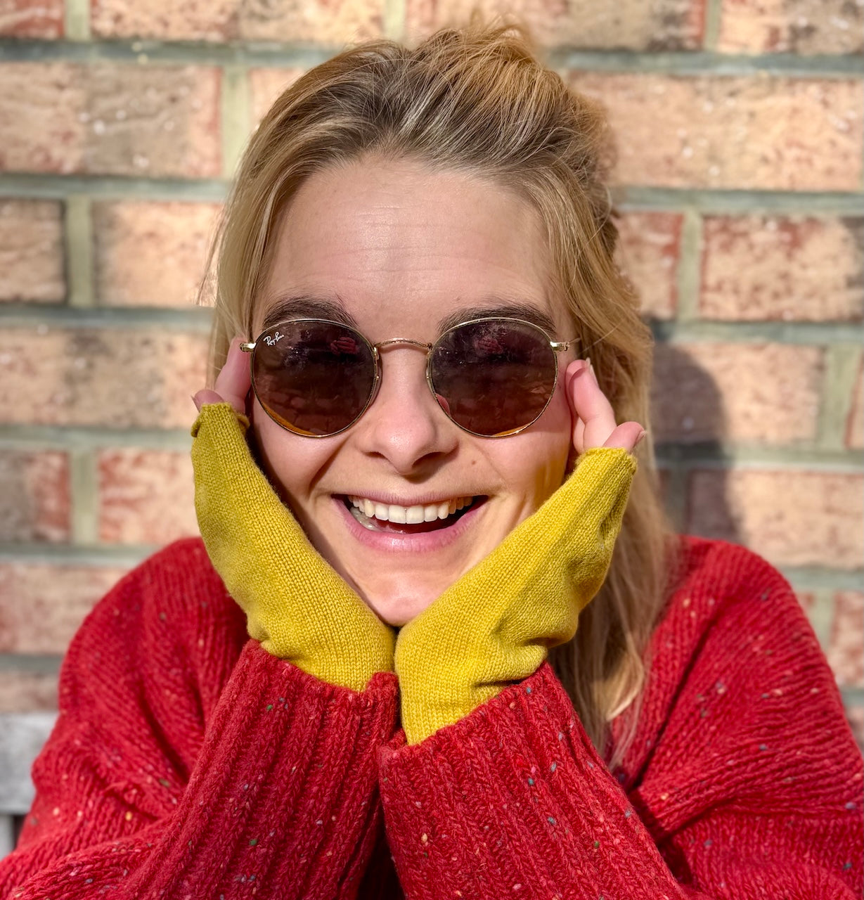 PAIGE polo neck cashmere/lambswool sweater