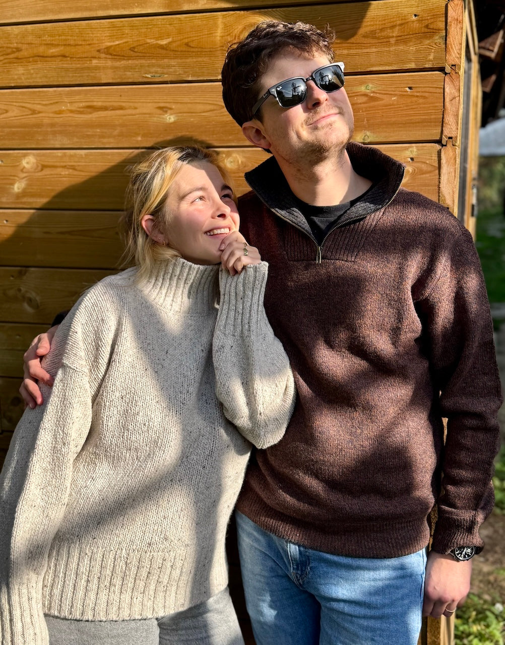 FINN half zip sweater