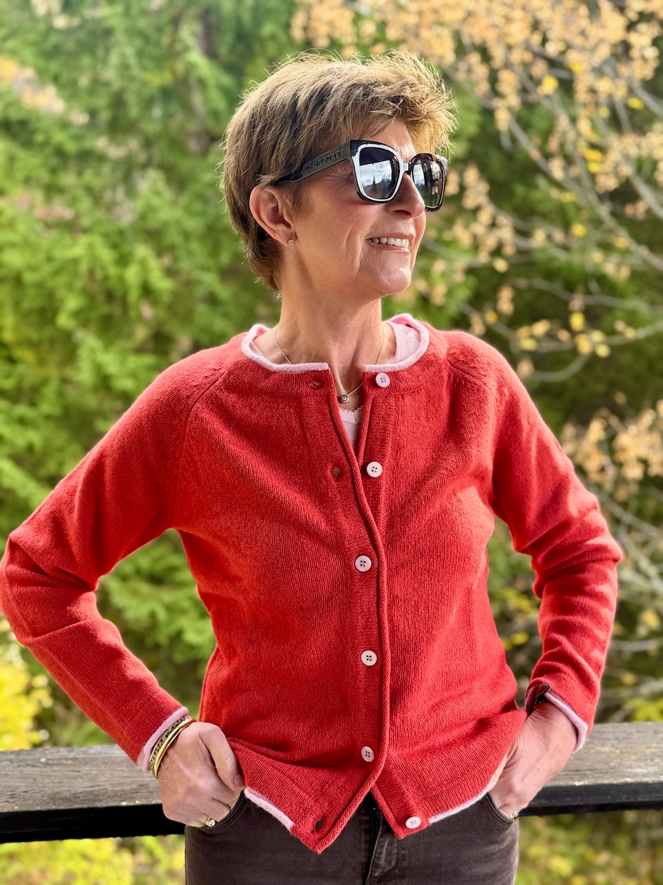 SHANNON cashmere/lambswool cardigan