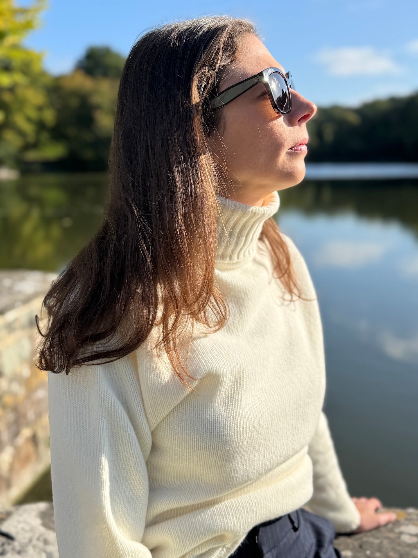 JULIE roll collar sweater