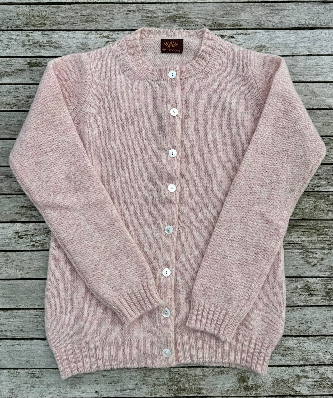 ZOE Crew Neck lambswool Cardigan