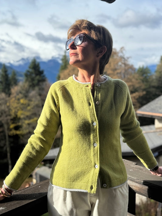 SHANNON cashmere/lambswool cardigan