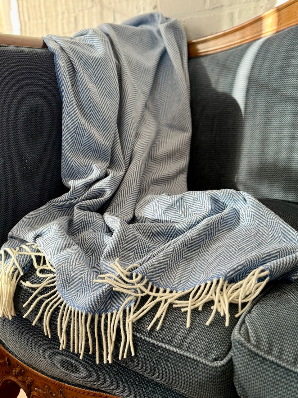 FOXFORD Wool/Cashmere throw