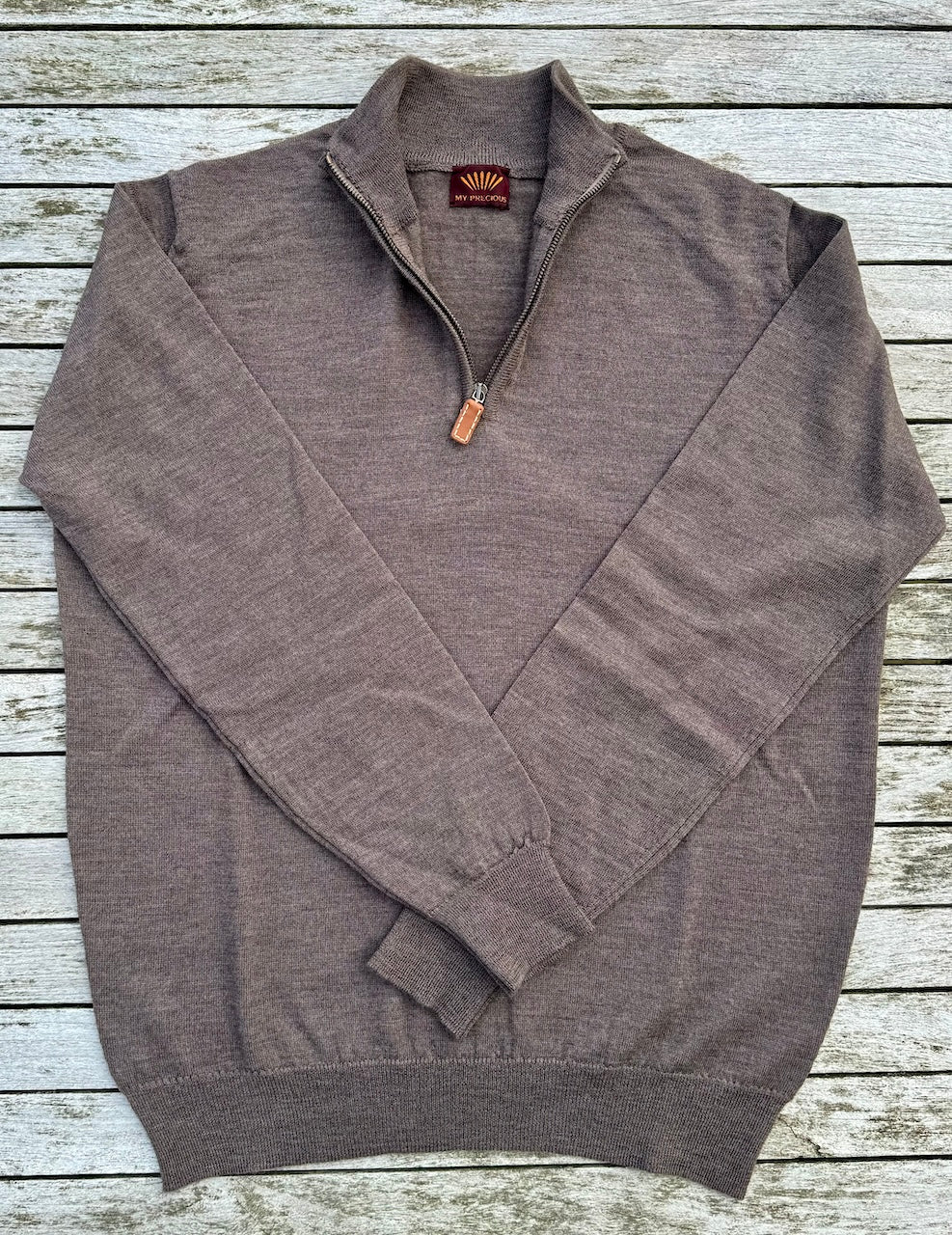 ARTHUR 1/4 Zip neck merino sweater