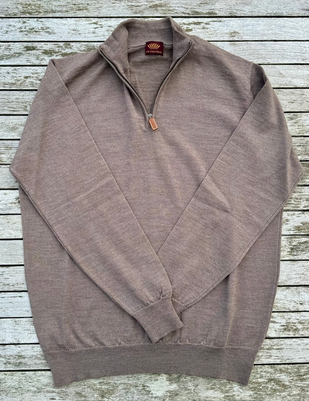 ARTHUR 1/4 Zip neck merino sweater