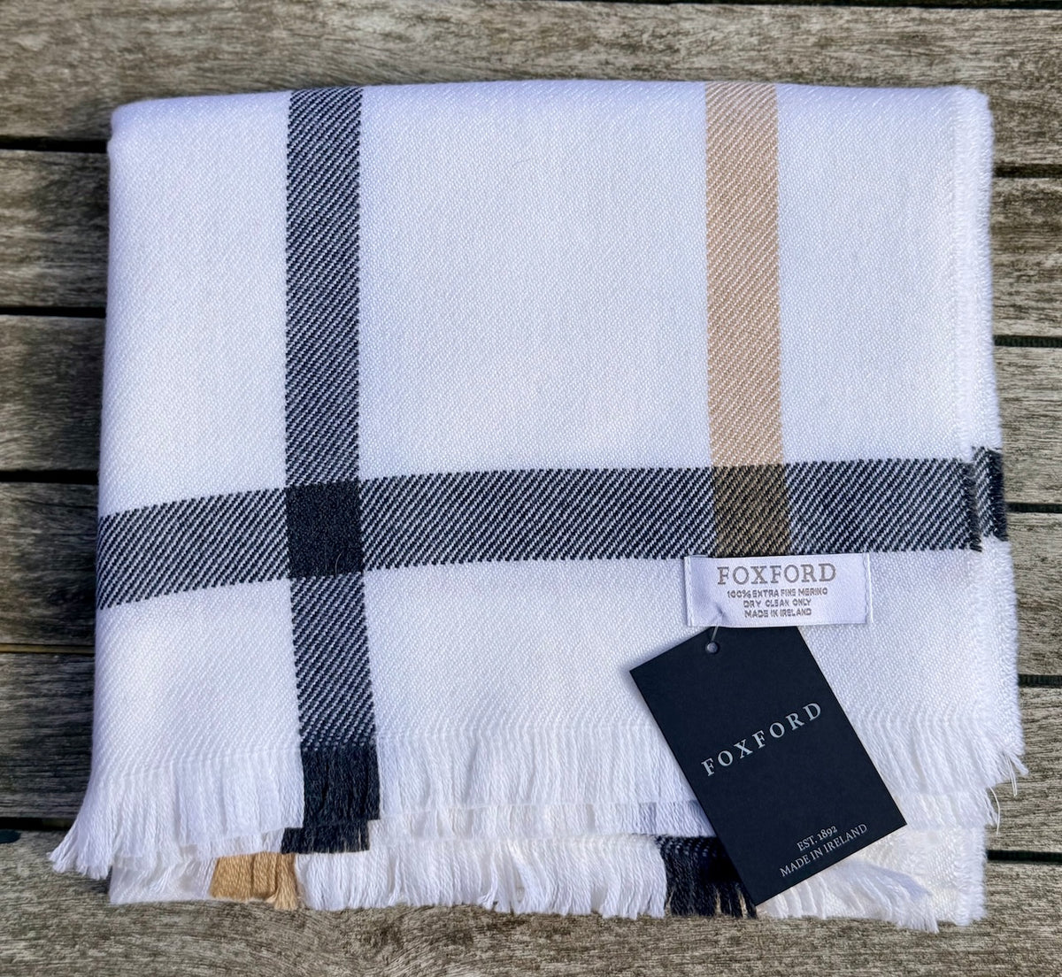 FOXFORD extra fine merino scarf